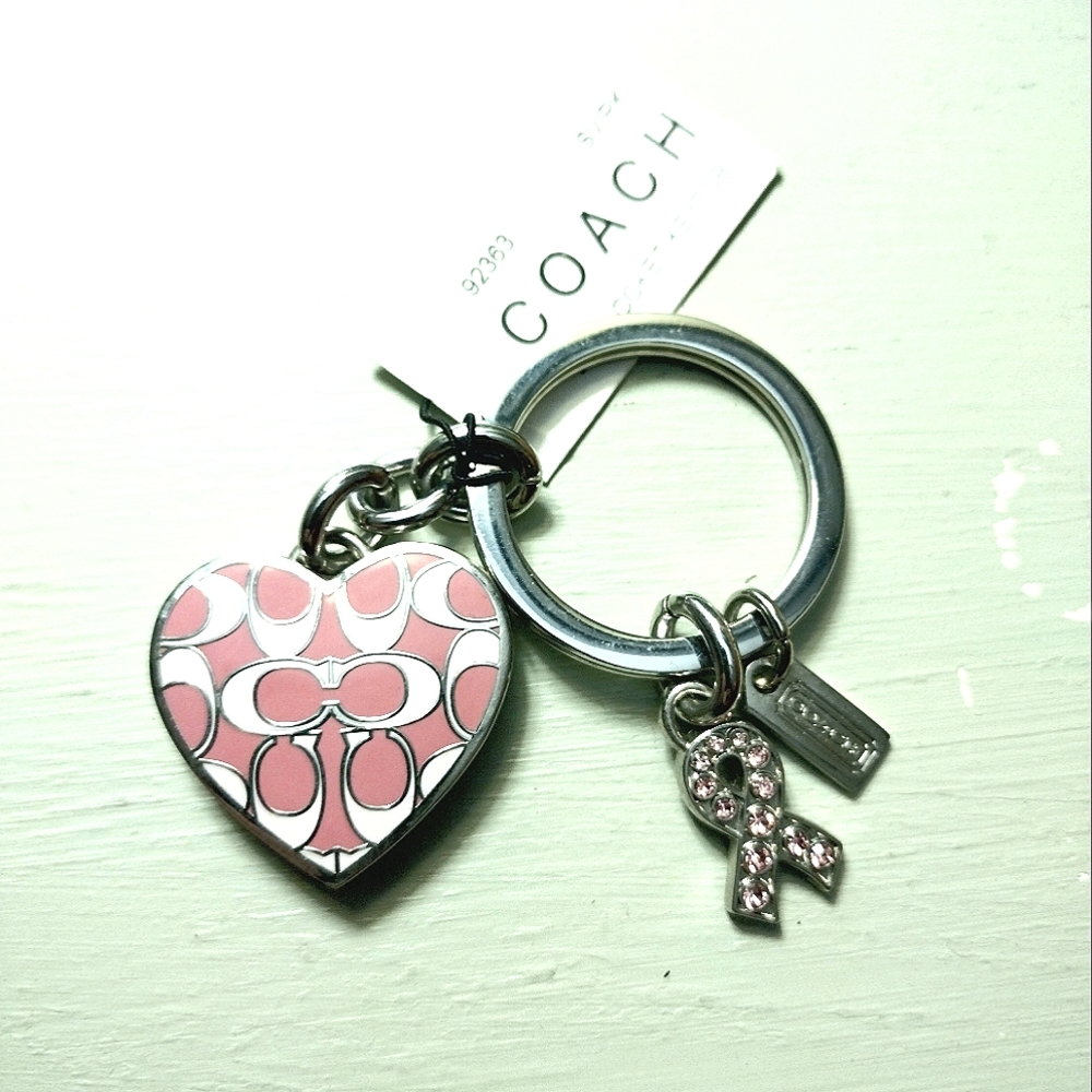 Coach Locket Keychain